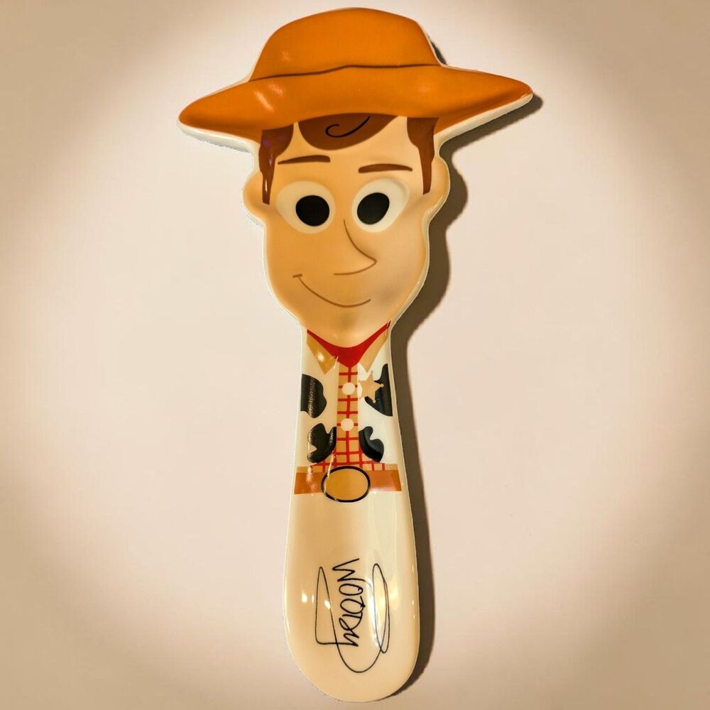 DISNEY Pixar Toy Story Woody Kitchen Spoon Rest Ceramic Cowboy spoon holder